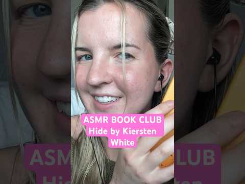 ASMR Book Review | Hide by Kiersten White #asmr #asmrbooks #asmrshorts