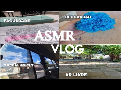 ASMR VLOG UMA JOVEM CLT QUERENDO VENCER NA VIDA "SEMANA DE MUITO TRABALHO" PARTE 3