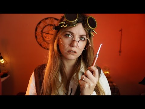 ASMR CRANIAL NERVE EXAM TO TIME TRAVELER (but she's your ex)