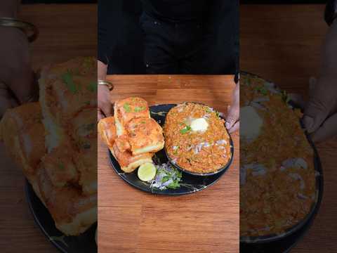 🔥 ASMR Pav Bhaji | Mumbai Street Style | Butter Sizzle & Mash Sounds #shorts #asmr