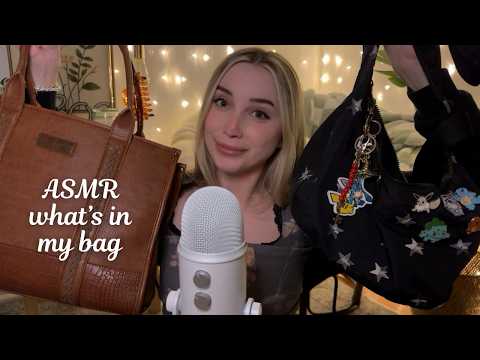 ASMR What's in My Bag? ...bags lol (whispered, lots of triggers)