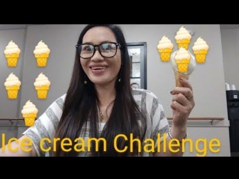 BIGGEST ICE CREAM CONE CHALLENGE/FUNNY:Igorota Life in America 🇺🇸 Denver Colorado