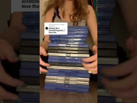 Closing 20 PS Games at the same time #asmr #asmrsounds #asmrvideo