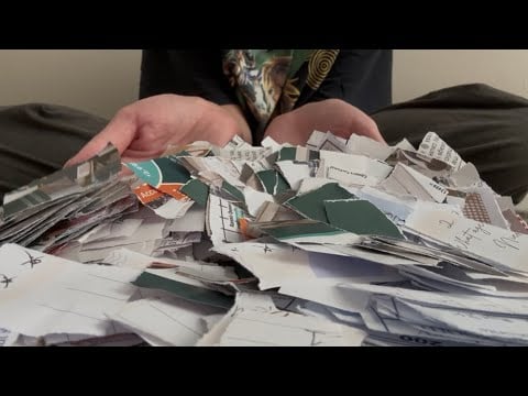 ASMR Paper Tearing | No Talking