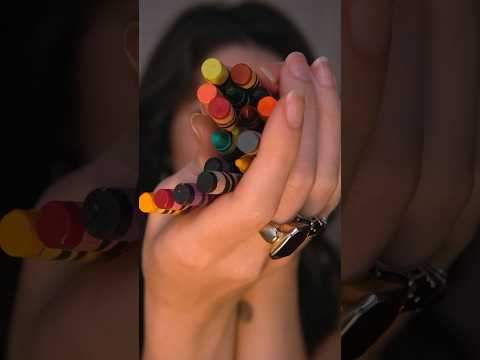 #ASMR Crayon Rummaging #tingles #visualtingle #relax