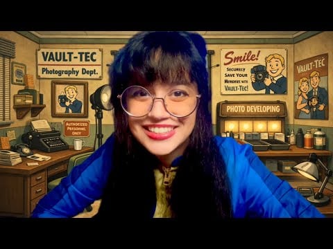 ASMR~ 2070s Fallout Photographing You for Vault Tec
