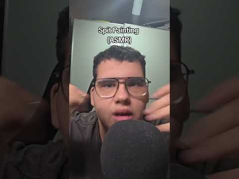 ASMR SPIT PAINTING #asmr #acmp #shorts #short #spitpainting #asmrspitpainting