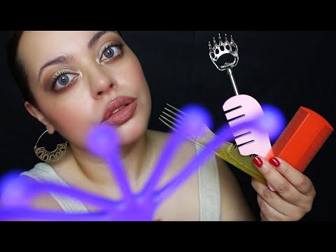 99.9% Chance of SLEEP with this INTENSE PERSONAL ATTENTION ASMR (FACE COMBING)