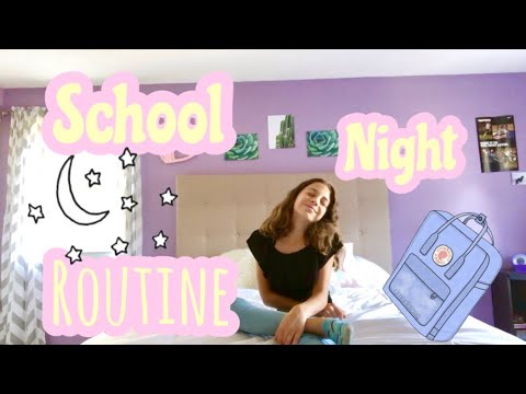 School NIGHT ROUTINE 🌙🤓