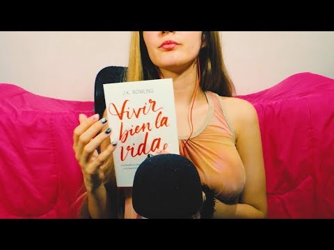 Lectura Susurrada & Triggers 📖 Vivir bien la vida, de J.K. Rowling, por Luz ASMR ✨ Parte 1