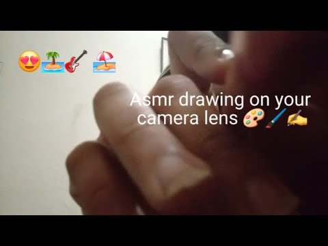 Drawing you upclose on your face ✨️ \ mouthsounds AsmrIA 