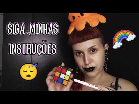 Siga Minhas INSTRUÇÕES com CORES 🌈 ASMR para DORMIR