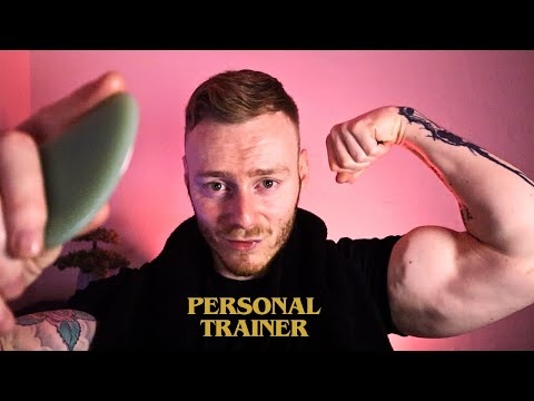 Personal Trainer gives you quick Massage | ASMR