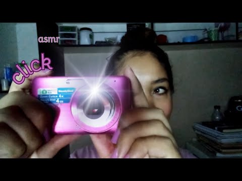 ASMR Tirando fotos de você para uma revista 📸✨ sons de câmera, clicks e fala suave