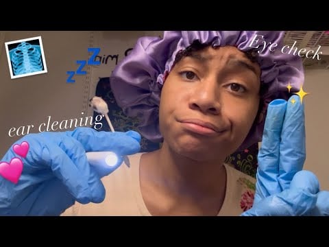 ASMR - Ear and Eye Check (Katherine)