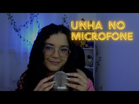 ASMR UNHA NO MICROFONE COM SONS DE BOCA l NO TALKING