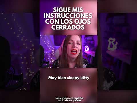 ASMR SIGUE MIS INSTRUCCIONES CON LOS OJOS CERRADOS #shorts