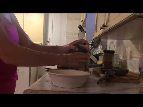 Making chocolate almond butter cups