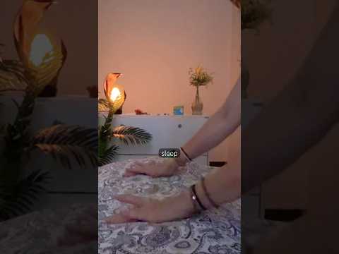Settling you in for sleep #asmrreiki #crinklysheets #relax