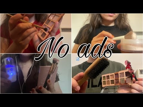 ASMR doing your makeup compilation for background noise - no talking 