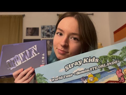 ASMR for people who listen to Stray Kids ❤️🖤 (merch triggers, trivia, & more!)