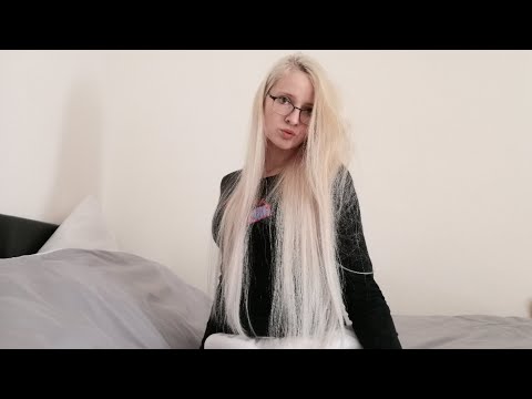 🖤ASMR | Brushing And Straightening My Very Long Blonde Hair