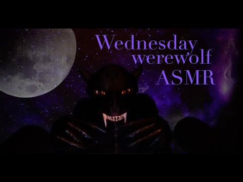 ASMR Wednesday’s Werewolf Transformation 🐺 | Intense Ear Scratching, Growls & Forest Ambience