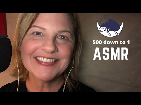 ASMR Counting Down From 500 [Soft Whispering] 🐑🌜