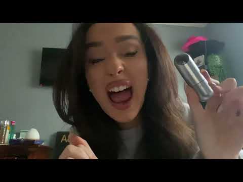 ASMR tapping and reviewing rem beauty🤍