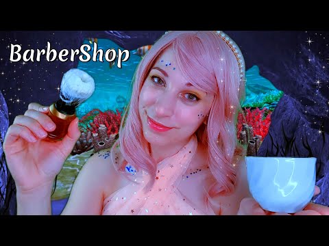 ASMR |🐚 BABERSHOP TRITÓN |  Sirena te afeita bajo el Mar | RP | SusurrosdelSurr