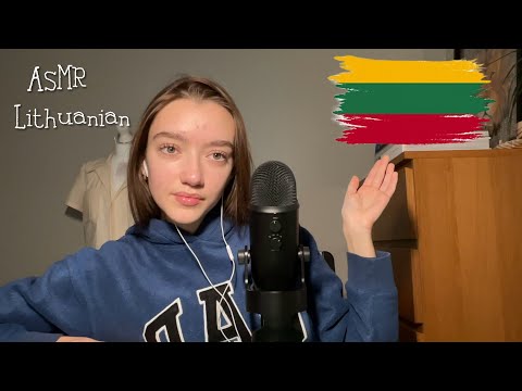 ASMR Teaching you Lithuanian | Lietuvių Kalba | Clicky Whispers