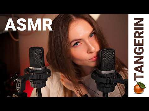 ASMR Mic Scratching, Soft Mouth Sounds & Spoolie Nibbling | Tangerin