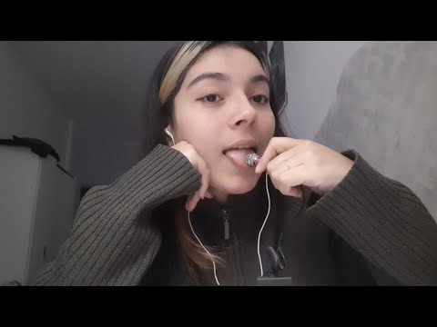 Mini mic licking and mouth sounds - SAYU ASMR