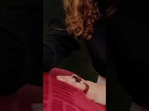 asmr soft spoken pillow massage