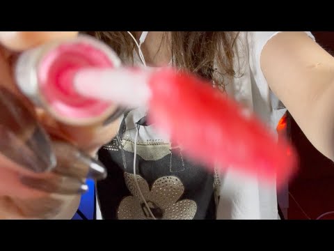 [ASMR] 💄Lipgloss Pumping and Application on You!💄 (all over your face 🤣)