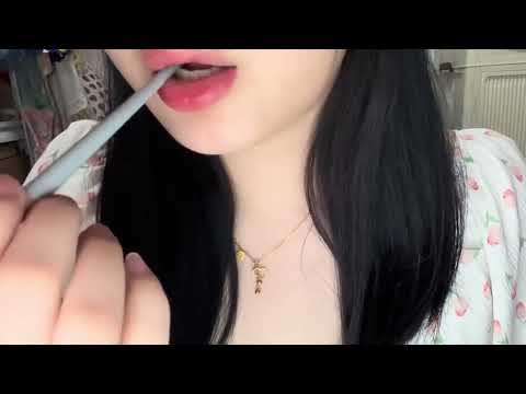 ASMR Mouth Sounds 💋– Licking, Pen Nibbling & Emotional Comfort Roleplay