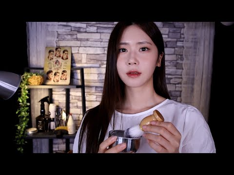 ASMR.sub 나른하게 잠이 오는 면도샵💈| 수면과 팅글을 유도 하는 미용실 트리거 | Sleep and Tingle Inducing Hair Salon Triggers