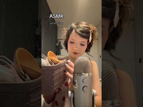 𑣲ASMR || scratching on my trigger basket 🧺