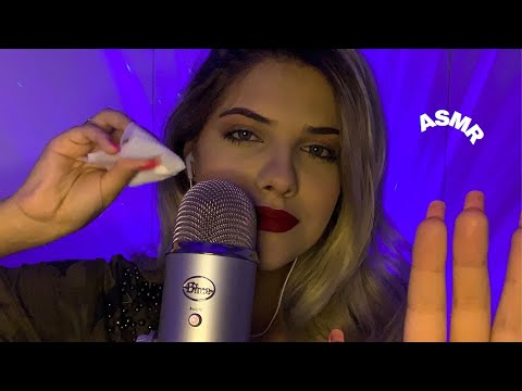 ASMR hidratando sua PELE  e os seus LÁBIOS! | Gloss, loção, câmera touching...