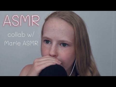 Inaudible Whispering, Hand Movements & Tapping! - DUTCH ASMR (Collab w/ Marie ASMR!)