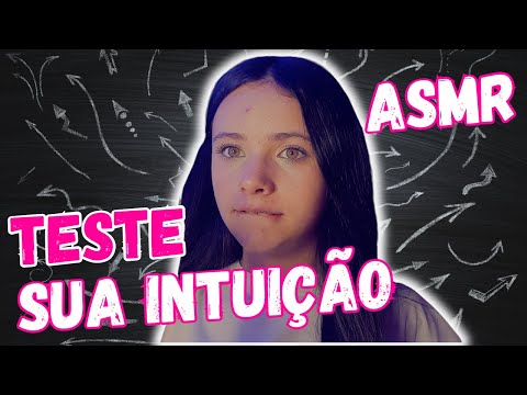 Você consegue adivinhar? ASMR Testando sua INTUIÇÃO!