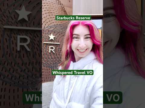My Korean Starbucks Reserve experience was YUM 😋 #asmr #voiceover #southkorea