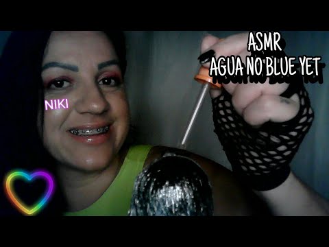 ASMR-CONTA GOTAS NO BLUE YET💦 #rumo2k #asmr #asmrportuguês #sonsdeboca