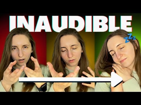 ASMR FR | Mon INAUDIBLE est de plus en plus DOUX et LENT au fur et à mesure de la VIDEO ASMR 😴