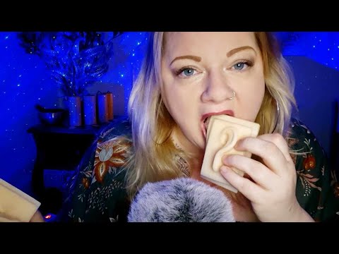 Ear eating with fleshy ears and bubblegum [ASMR] (Patreon teaser)