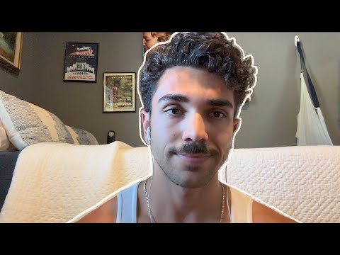 ASMR Ramble, Close Whispers, Tapping, Sticky Sounds, Mic Gripping