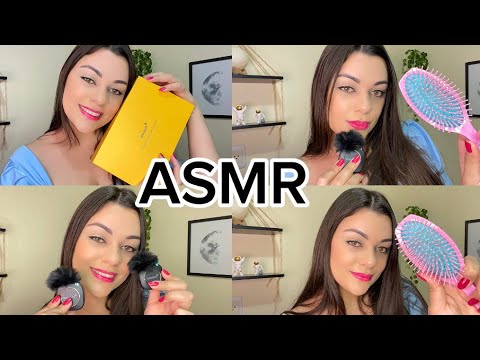 ASMR: ESCOVA E SONS DE BOCA COM O NOVO MICROFONE DO CANAL🎙️