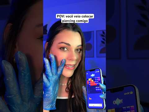 POV: você veio colocar piercing comigo #blockblast #asmr #asmrsounds #shorts