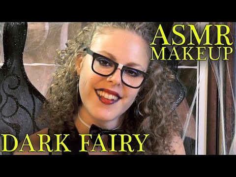 ASMR Makeup Tingles #7: Dark Fairy Makeup Tutorial & Costume For Halloween