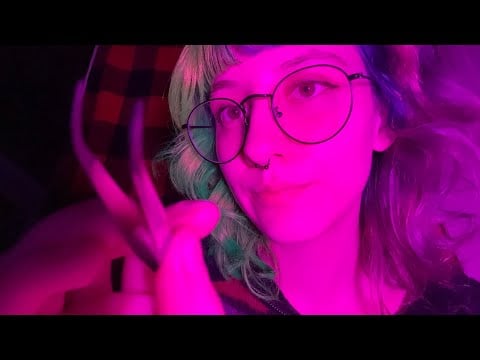 ASMR plucking your eyebrows 